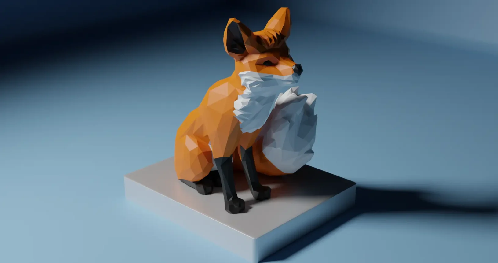 3D fox